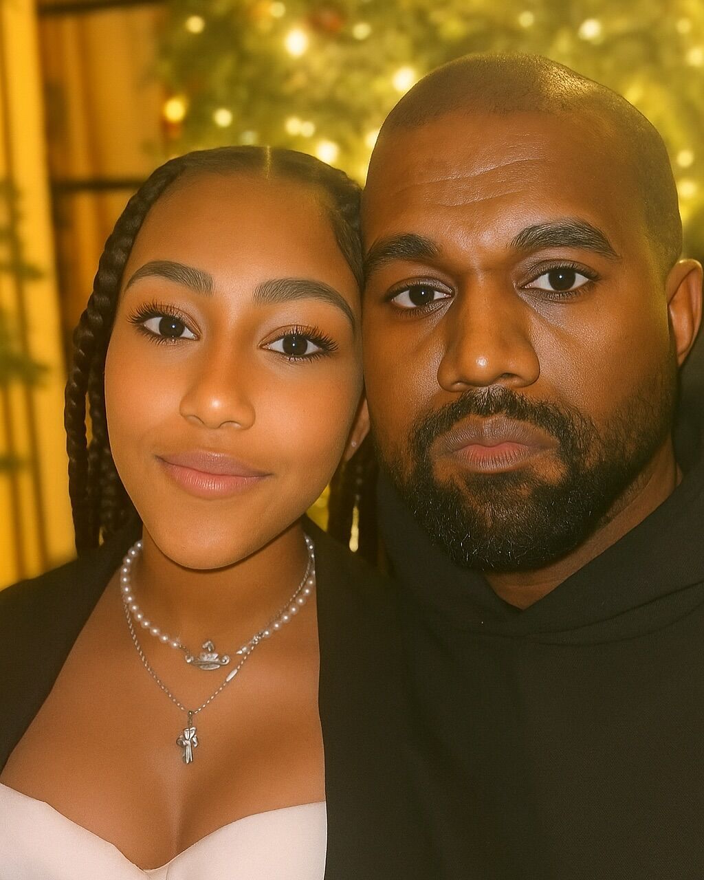 12-летняя дочь Ким Кардашьян вставила бриллиантовые "зубы акулы" и нарвалась на критику. Эпатажные фото