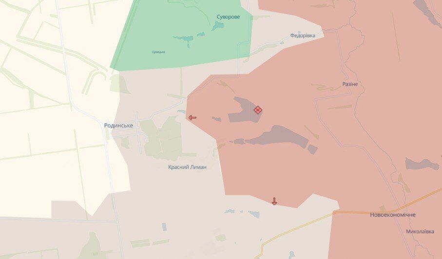 "Продолжаются бои": в Силах обороны отрицают оккупацию Родинского. Карта