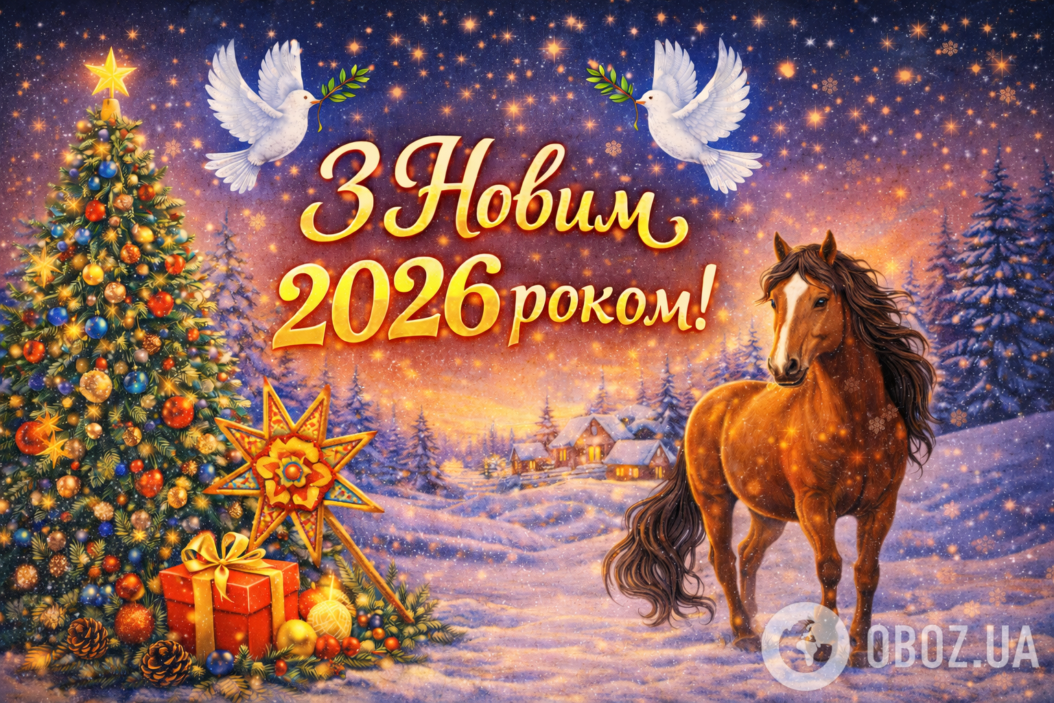 Привітання з Новим роком-2026: побажання, які піднімуть настрій