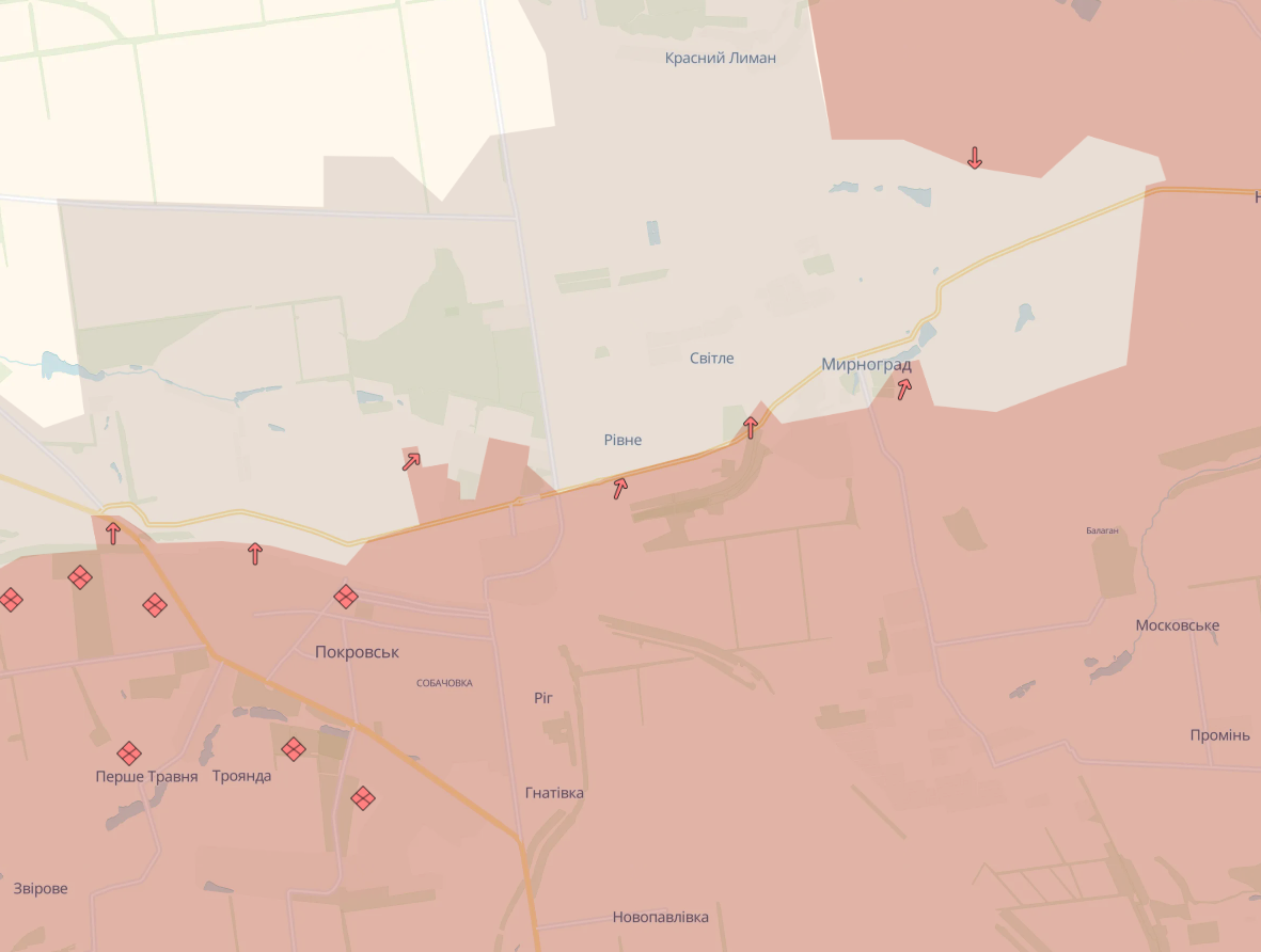 Силы обороны контролируют северную часть Покровска и не дают взять Мирноград в кольцо, – военный