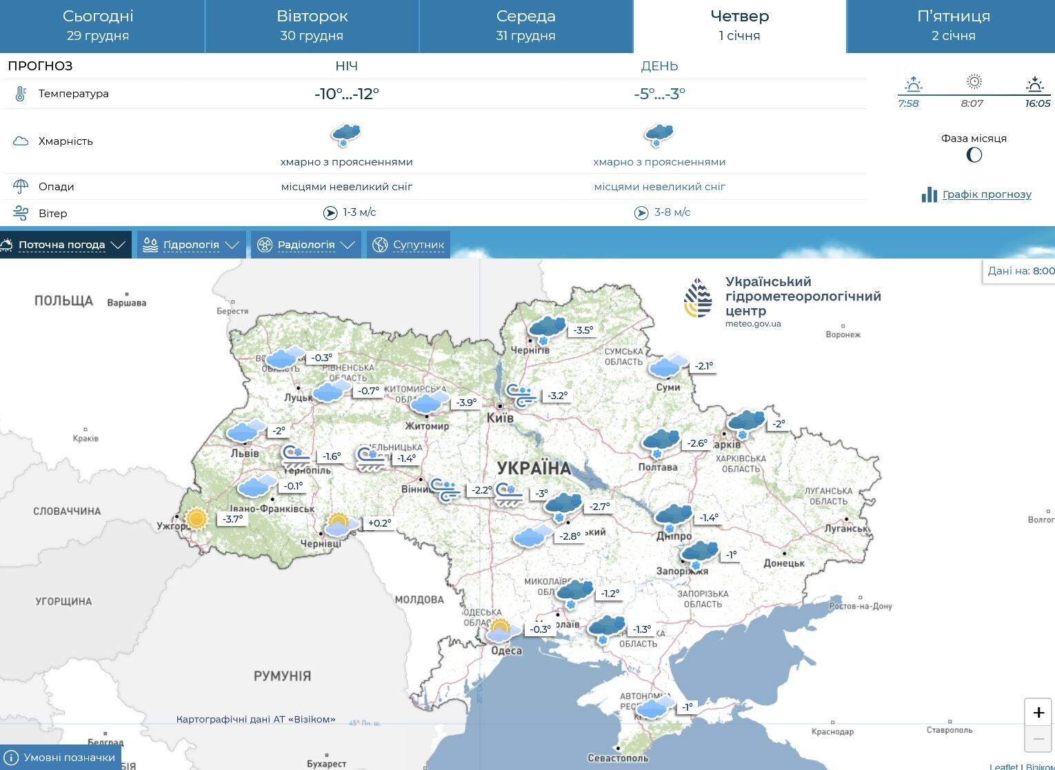 Буде справжня зима? Синоптик розповів, якої погоди чекати на початку січня в Україні