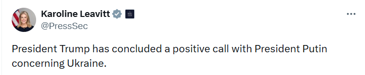 Трамп знову поговорив з Путіним: подробиці