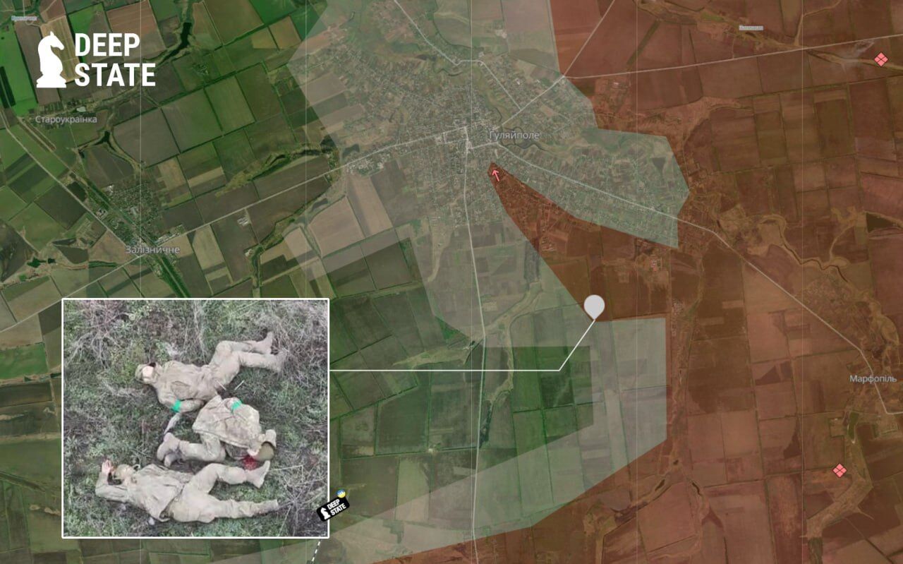 Окупанти розстріляли трьох українських бійців біля Гуляйполя – DeepState