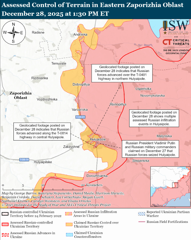 Хочуть створити хибне враження: в ISW пояснили, що стоїть за заявами Путіна і командирів РФ  про "успіхи" в Україні