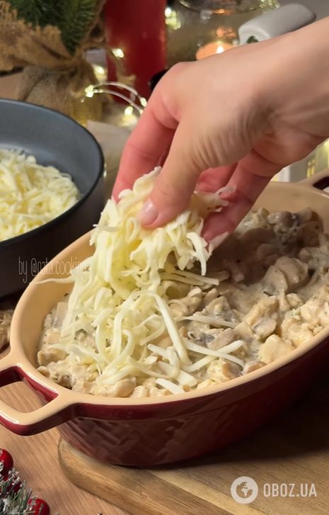 Ситний жульєн з куркою та грибами на обід: ділимось простим рецептом