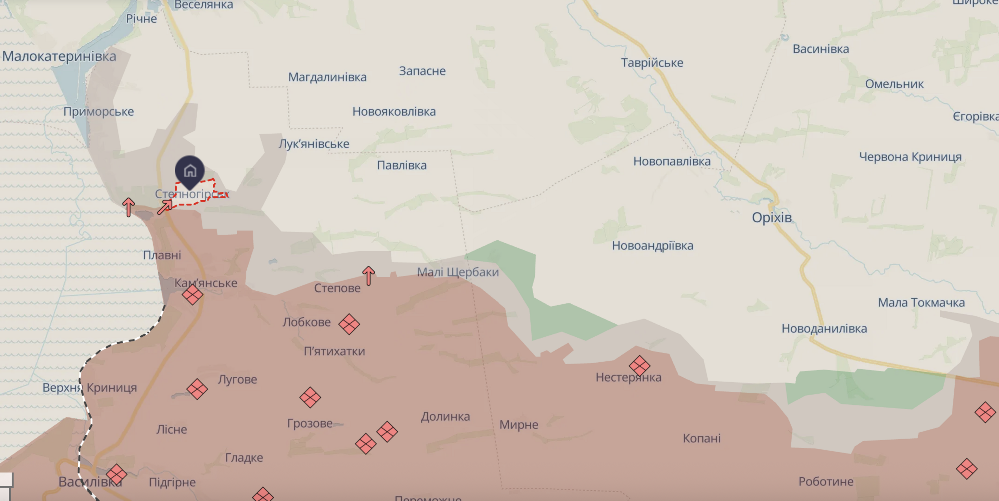 Ворог намагається захопити Степногірськ: у ЗСУ розкрили наміри РФ
