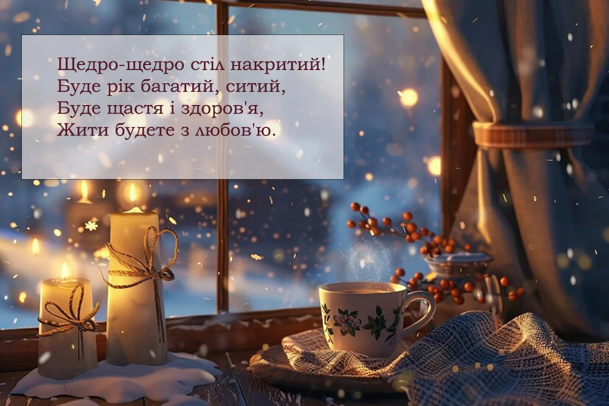 Із Щедрим вечором: красиві привітання для близьких
