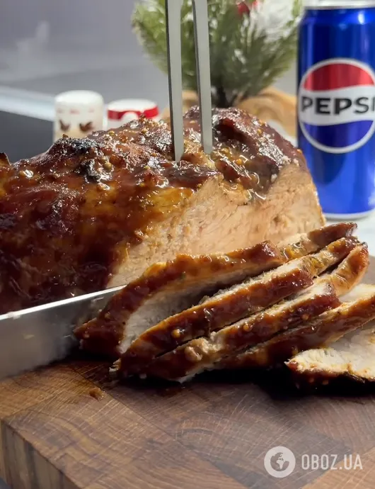 Сочная домашняя ветчина в глазури из Pepsi: рецепт закуски для новогоднего стола