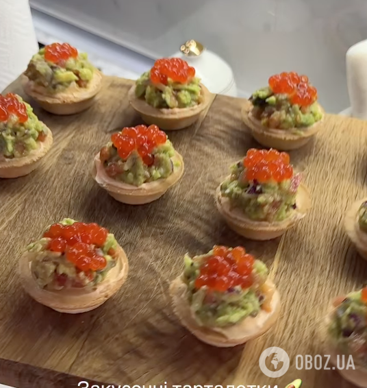 Тарталетки гуакамоле для святкового столу: рецепт смачної та легкої закуски