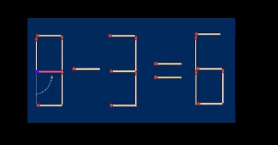 Надо передвинуть только одну спичку: хитрая головоломка