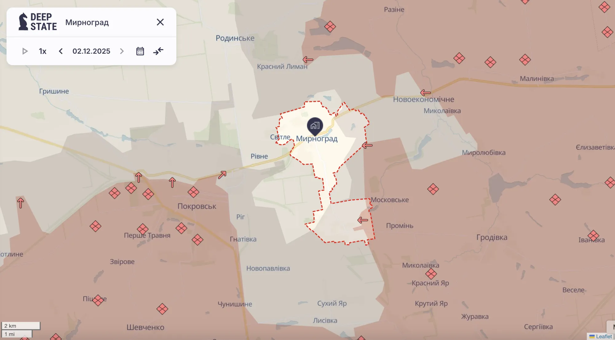 "Очень близкий контакт с противником": в ВСУ показали, что происходит в Мирнограде сейчас. Видео