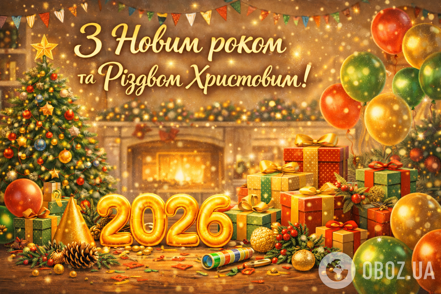 З Новим роком та Різдвом Христовим: гарні привітання зі святами