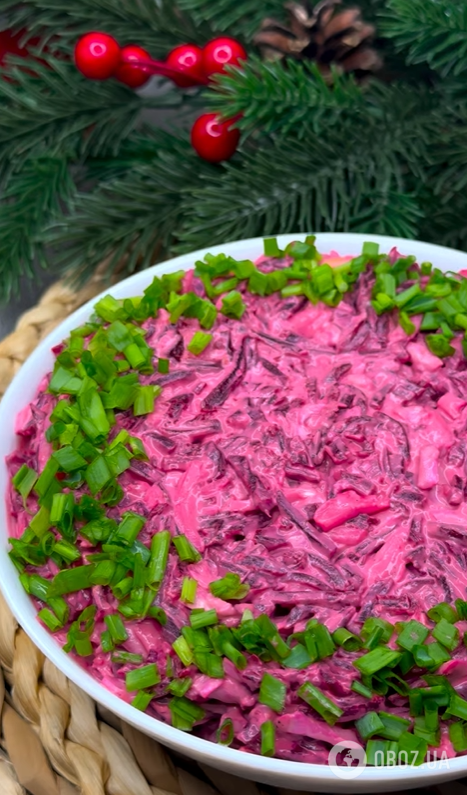 Лінивий салат з буряком на Новий рік: не потрібно викладати шарами