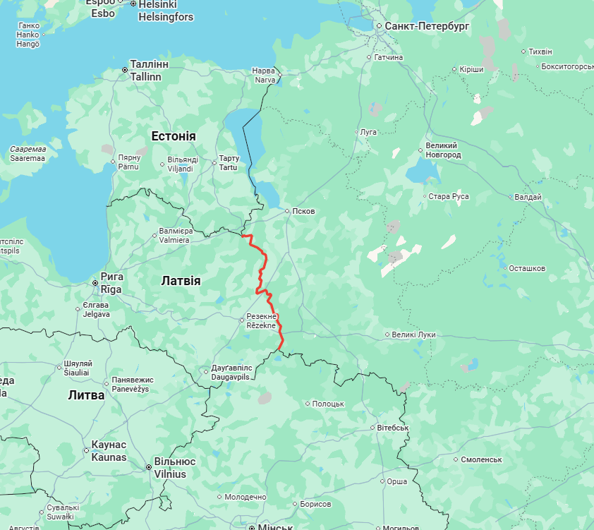 Латвія завершила будівництво 280-кілометрового паркану на кордоні з Росією