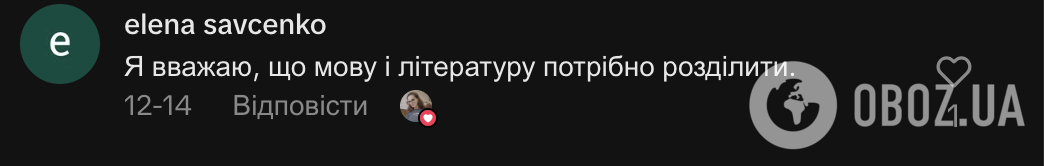 Чи можуть українську мову та українську літературу викладати різні вчителі? Думки в мережі розділились