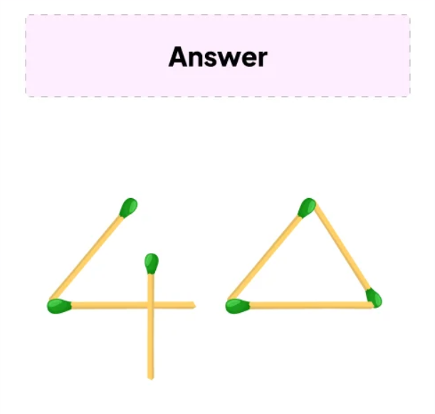 Відповідь вас здивує: непроста головоломка з сірниками