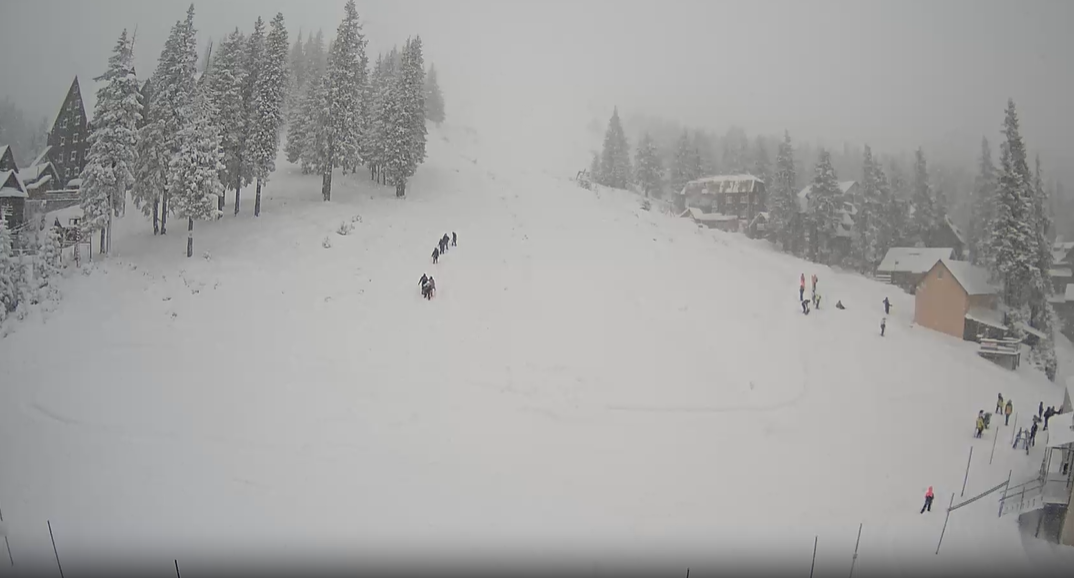 У Карпатах вдарив мороз 17 градусів, йде сніг. Фото