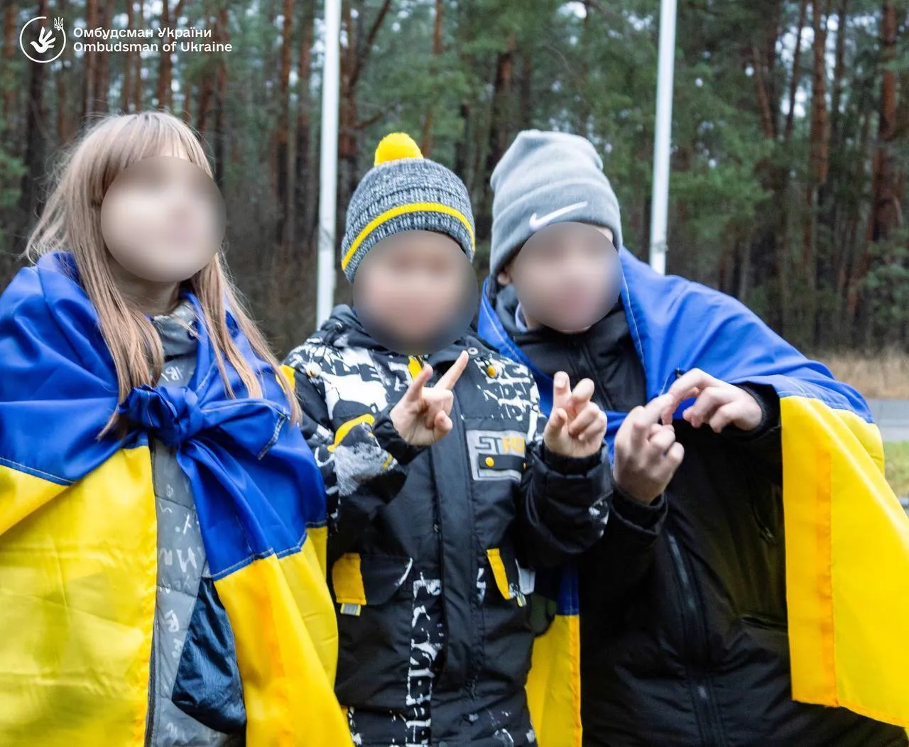 В Україну повернули з Росії та окупації ще 7 дітей: посприяла Меланія Трамп. Фото і відео