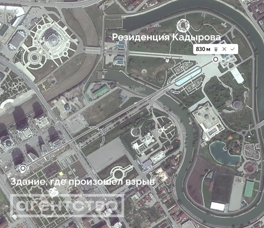 У Чечні дрон влучив у хмарочос за 800 метрів від резиденції Кадирова: спливли подробиці. Фото і відео