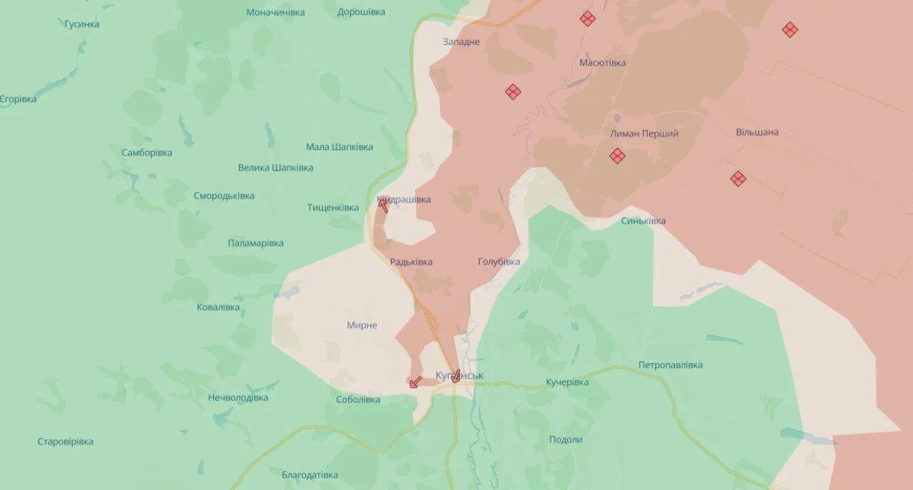 У Куп'янську ворог приречений на "зачистку", в Дворічній проблеми: експерт пояснив ситуацію на фронті. Карта