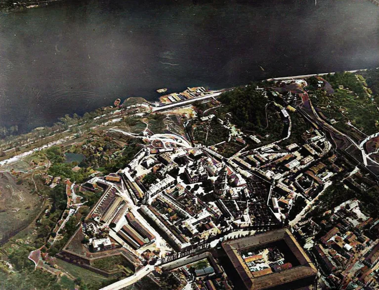 Киев с высоты птичьего полета: исторические фото 1918 года