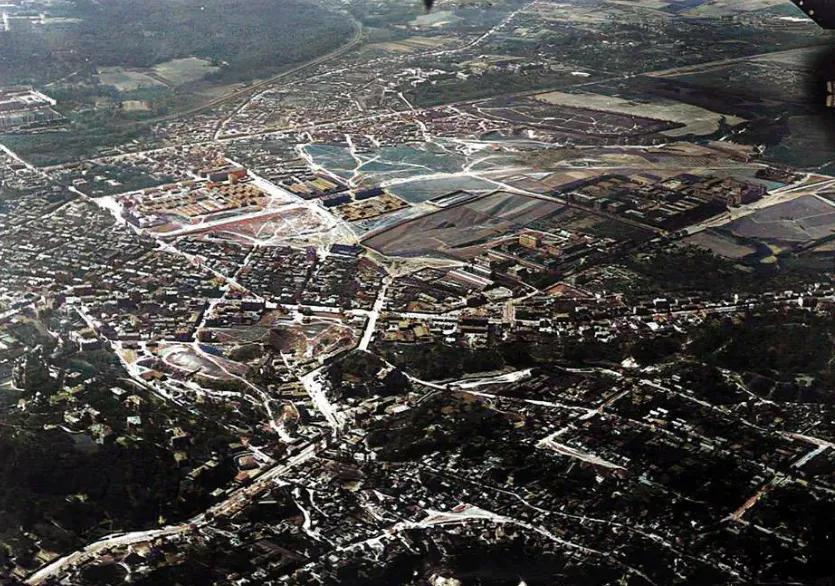 Киев с высоты птичьего полета: исторические фото 1918 года