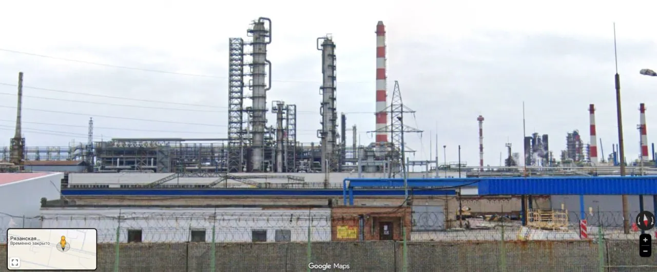 Українські дрони знову уразили Рязанський НПЗ: виведено з ладу установку низькотемпературної ізомеризації. Фото і відео