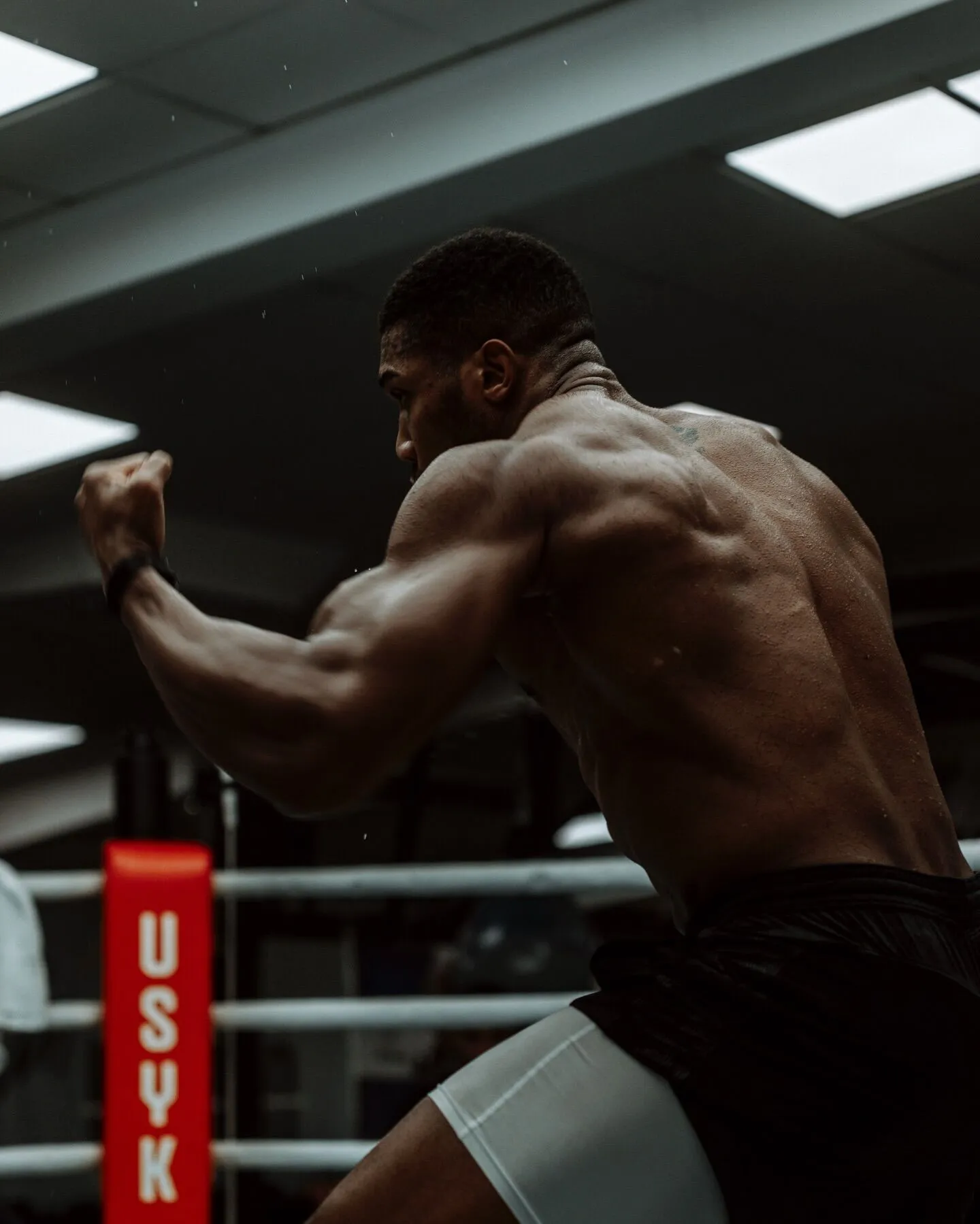 Энтони Джошуа впервые показал фото из тренировочного лагеря Усика