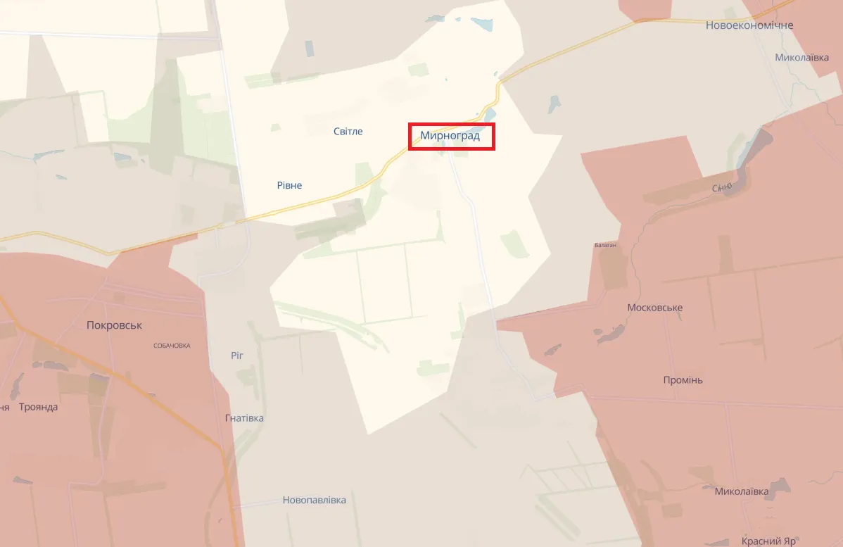 "У ворога нічого не виходить": у ЗСУ розповіли, що відбувається в Мирнограді