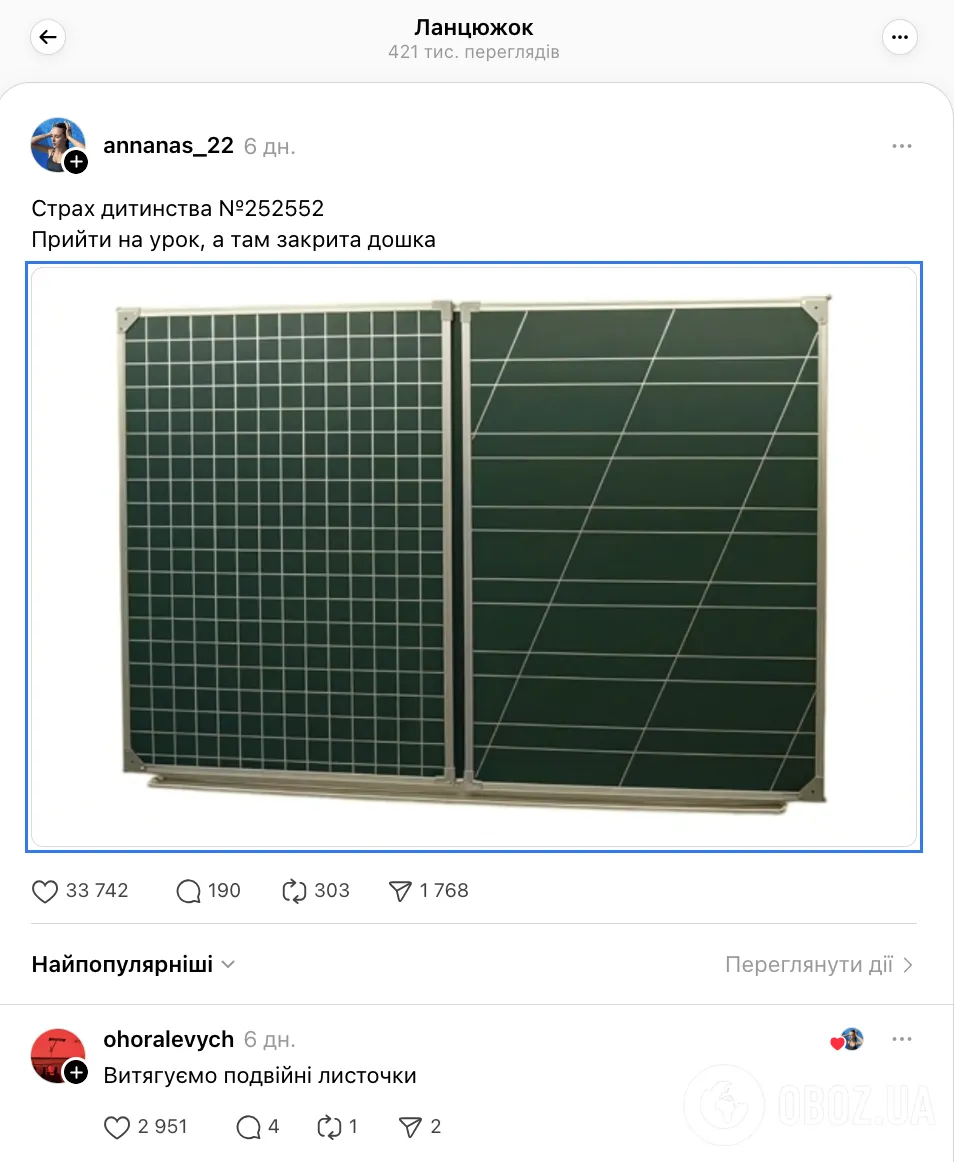 "Витягуємо подвійні листочки", закрита дошка... У мережі "ожили" шкільні страхи українців