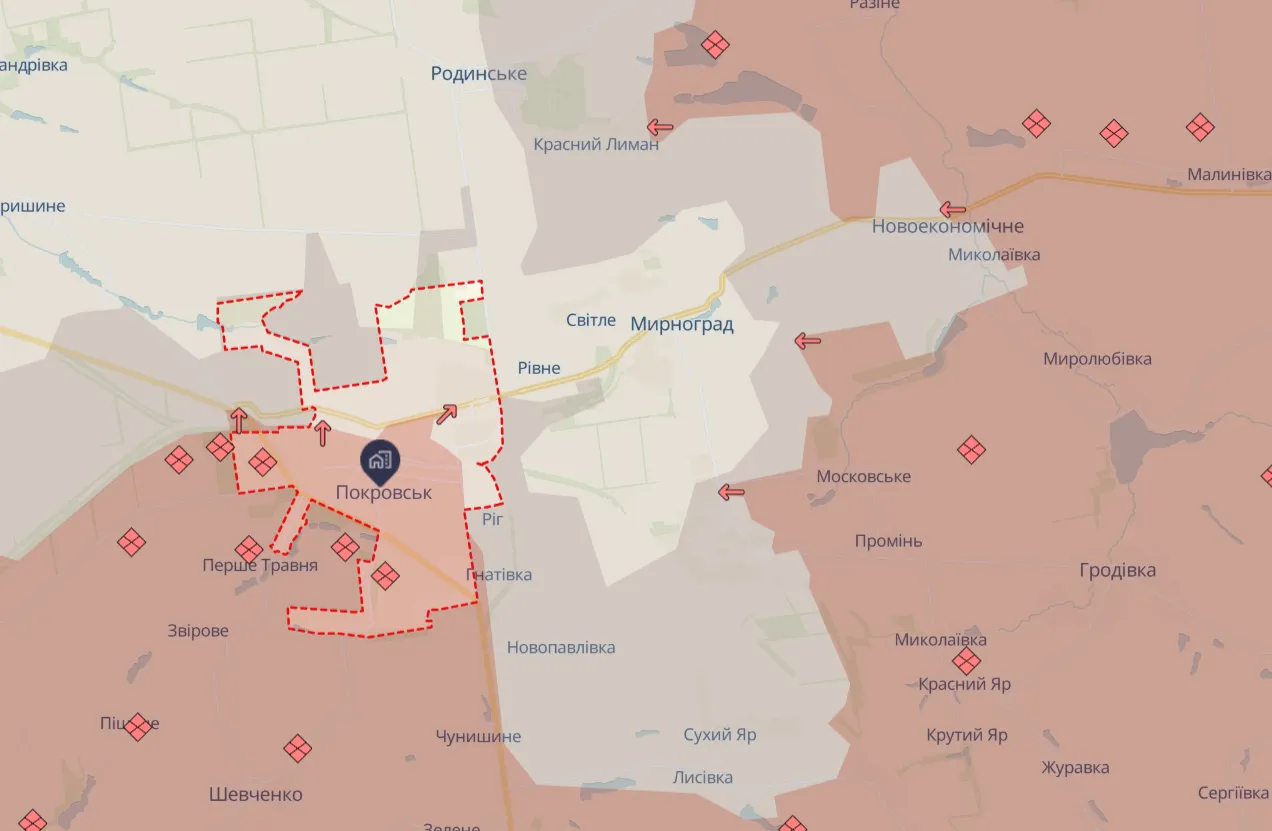 ГВ "Восток": в Покровске происходит зачистка города от оккупантов