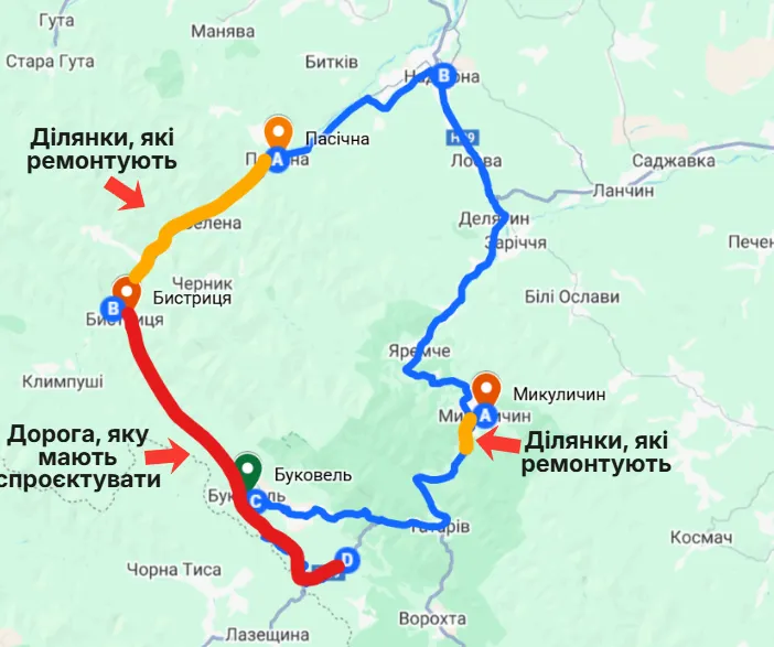 Які дороги хочуть побудувати