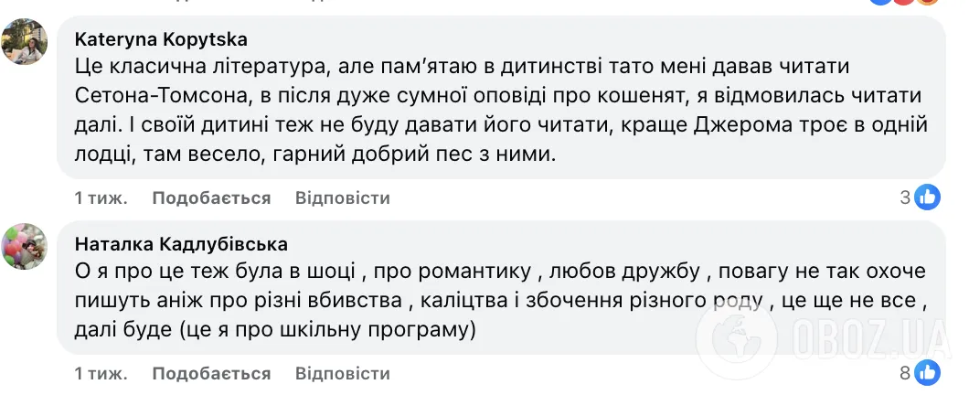 "Це курс, як виростити з дитини вбивцю?" Підручник із зарубіжної літератури для 5 класу збентежив українців