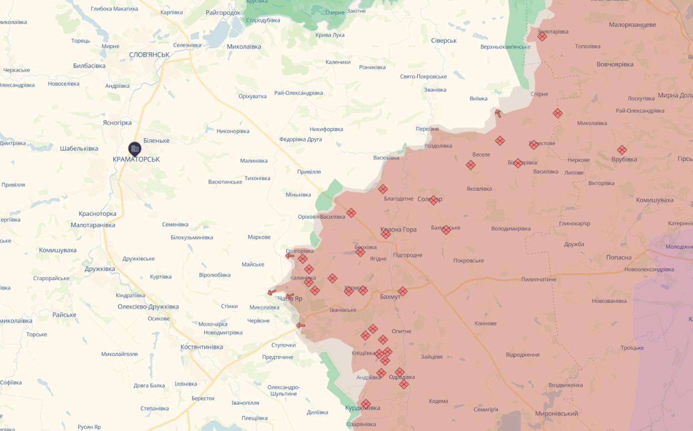 На Краматорском направлении ударные дроны уничтожили вражеские укрепления, транспорт и пехоту противника. Видео