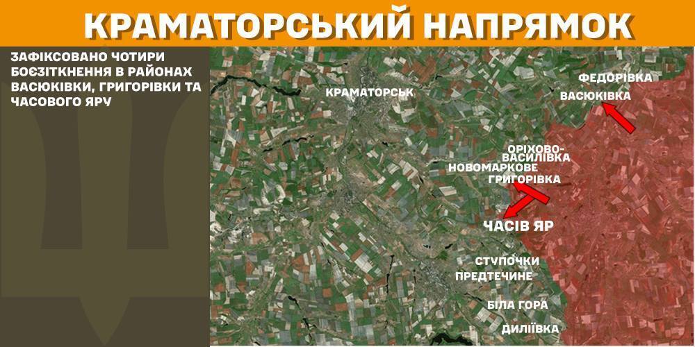 За сутки на фронте произошло 95 боевых столкновений, поражена станция РЭБ врага и три пункта управления БПЛА – Генштаб