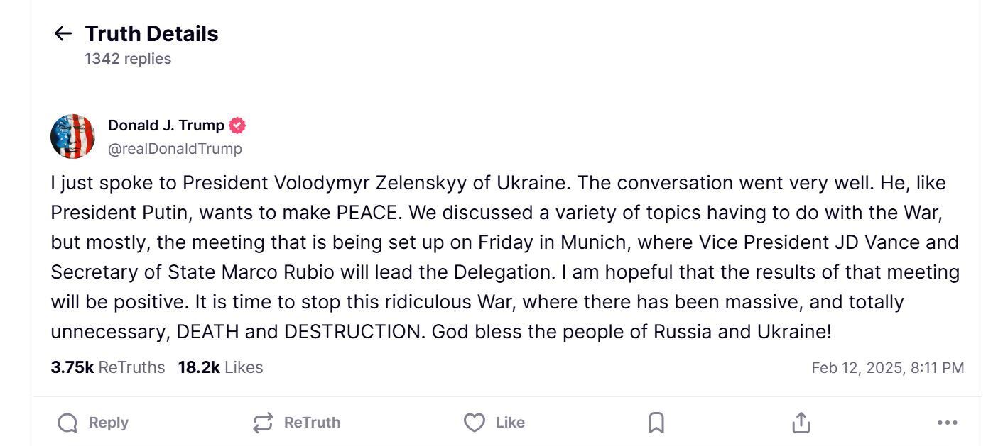 "Украина больше всех хочет мира": Зеленский рассказал, о чем говорил с Трампом по телефону. Видео
