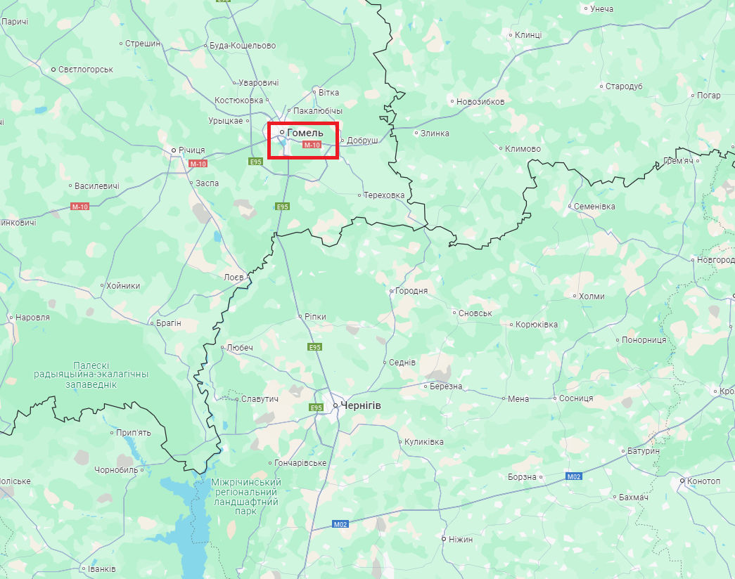 У небі над білоруським Гомелем помітили БПЛА, було чутно вибухи. Відео