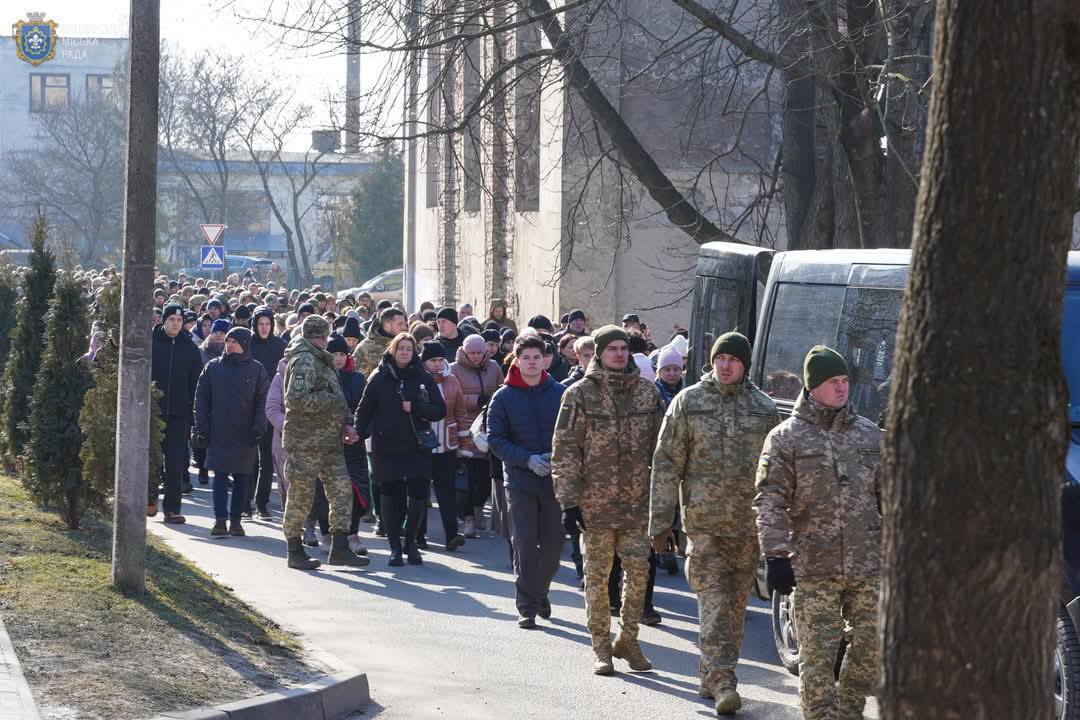 Прощание с погибшим воином Дмитрием Устиновым.