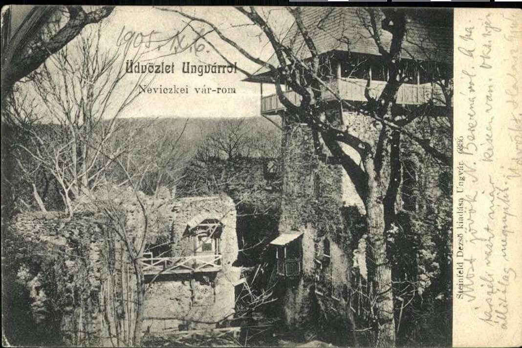 Каким был Невицкий замок под Ужгородом 100 лет назад и почему его связывают с Жюлем Верном: старые фото