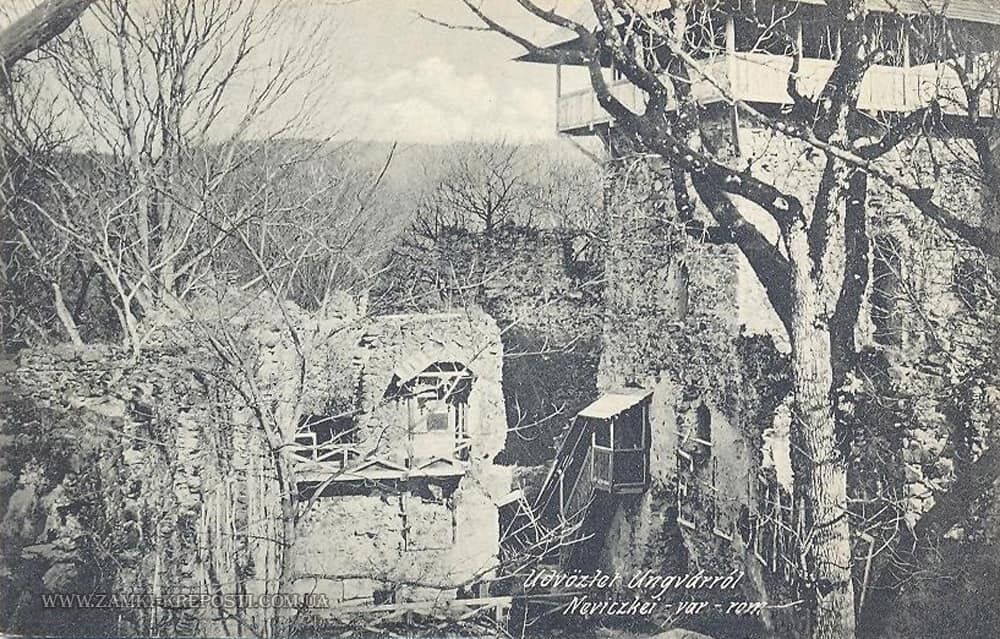 Каким был Невицкий замок под Ужгородом 100 лет назад и почему его связывают с Жюлем Верном: старые фото