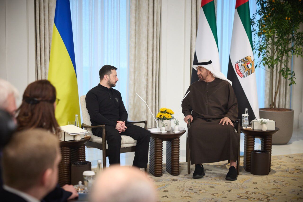 "Була змістовна розмова": Зеленський розповів про переговори в Абу-Дабі