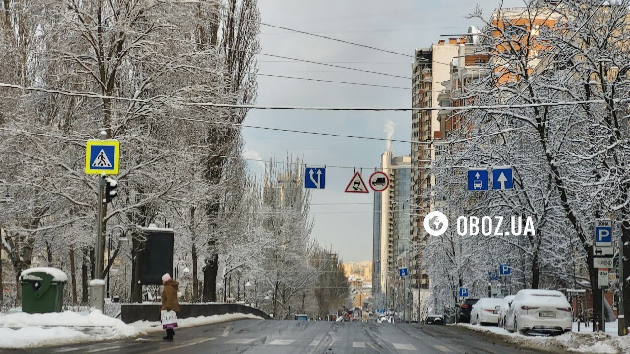 Настоящая белая сказка: Киев в конце зимы засыпало снегом. Фоторепортаж