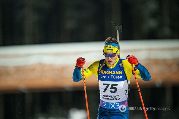 Украина осталась без медалей чемпионата Европы по биатлону, уйдя на 2 штрафных круга после последней стрельбы в эстафете