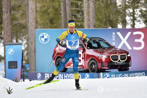 Украина осталась без медалей чемпионата Европы по биатлону, уйдя на 2 штрафных круга после последней стрельбы в эстафете