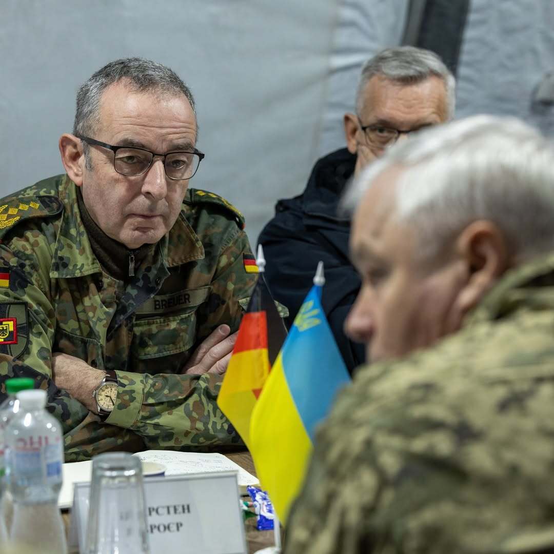 Говорили про потреби ЗСУ: Сирський провів зустріч із генеральним інспектором Бундесверу. Фото
