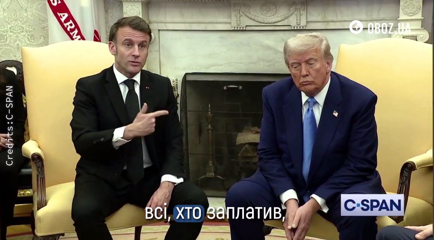 "Это были в основном гранты": Макрон разоблачил ложь Трампа о европейской помощи Украине. Видео