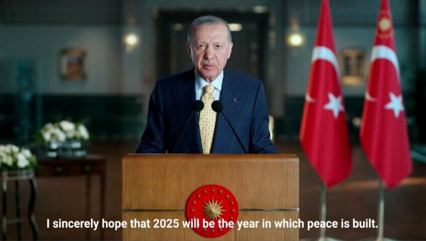 "Сподіваюся, 2025 рік стане роком, коли буде побудовано мир": Ердоган розповів про перемовини із Зеленським і запевнив у підтримці Києва