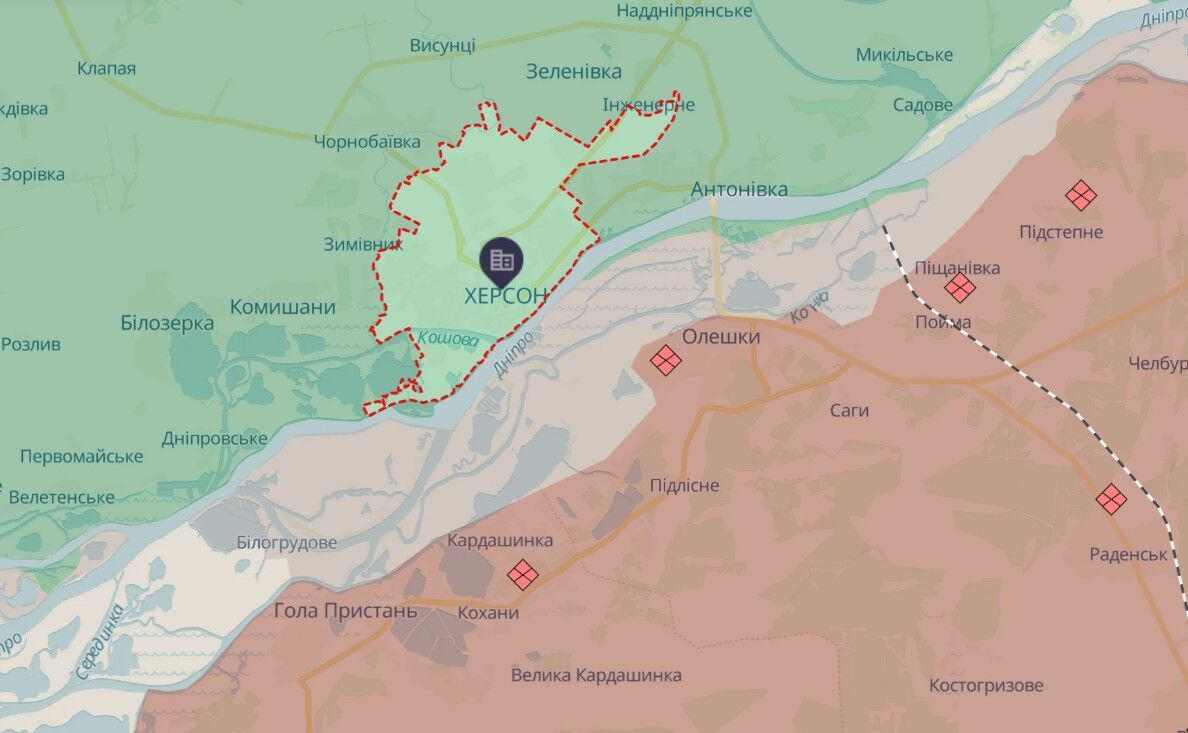 Оккупанты атаковали дроном гражданское авто в Херсоне: есть пострадавшие