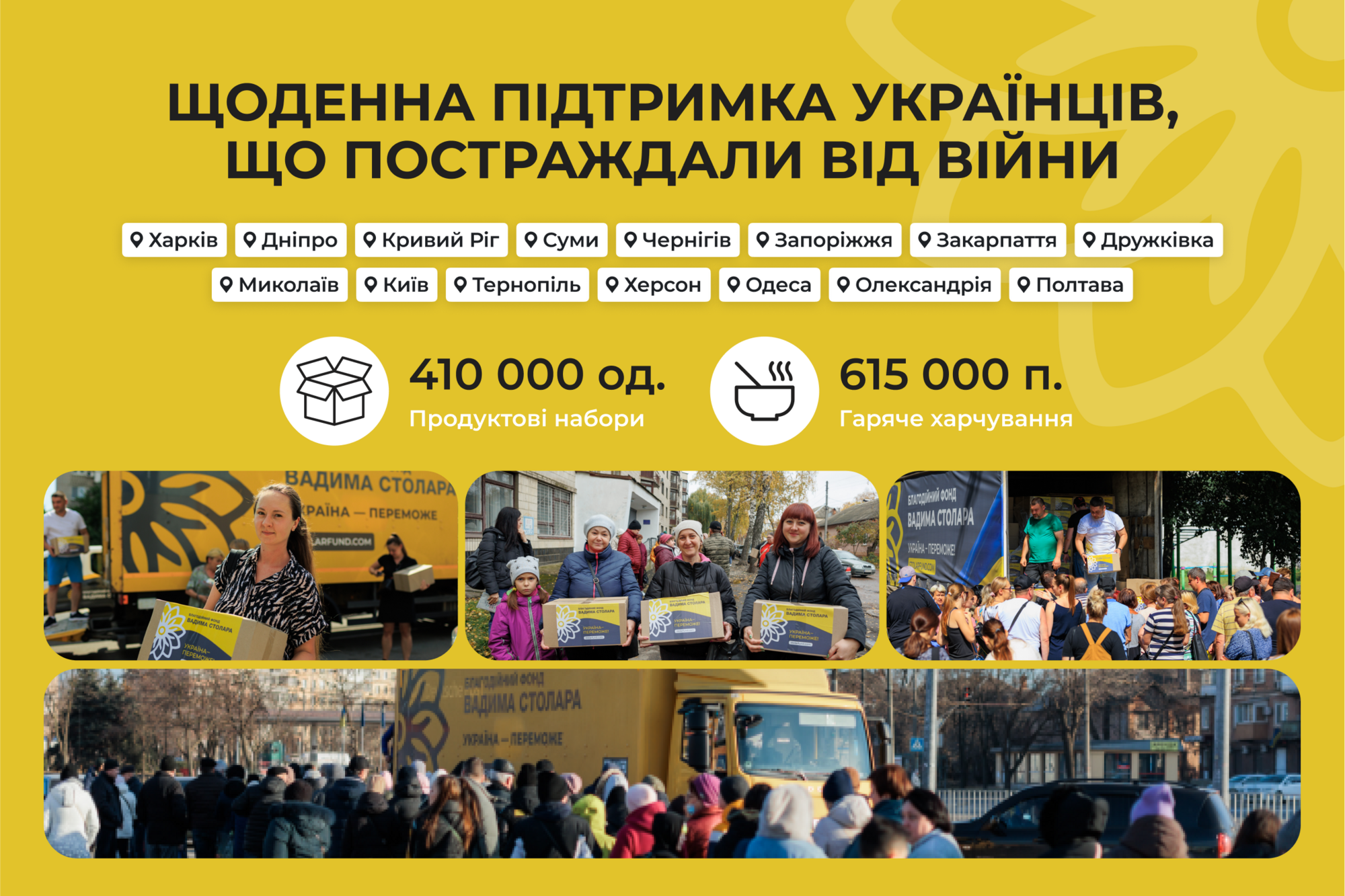 Три роки болю та надії: у Фонді Вадима Столара розповіли про допомогу українцям під час війни