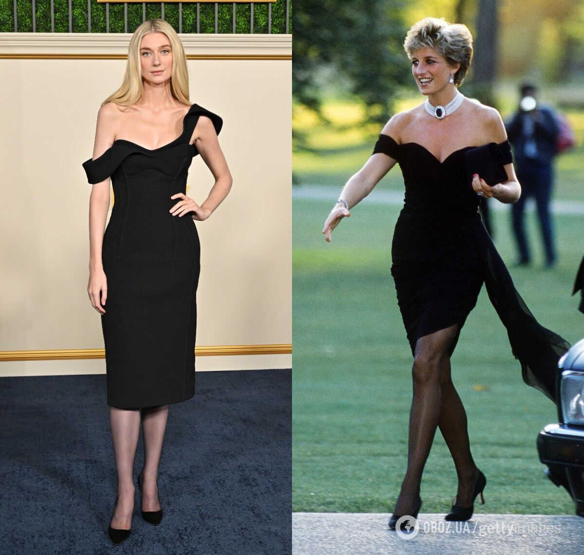 5 звезд, которые скопировали культовые образы принцессы Дианы: от "платья мести" до джемпера с овцами. Фото